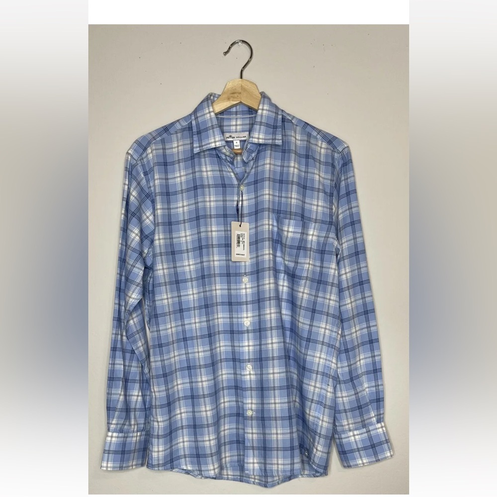 Peter Millar Crown. Men's Waterloo Cotton Sport Shirt. Size: S